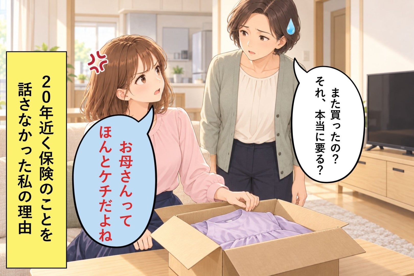 「お母さんってほんとケチだよね」と言う娘に、２０年近く保険のことを話さなかった私の理由