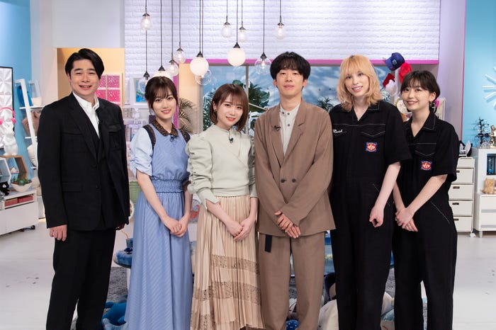 吉村崇、山下美月、秋元真夏、DJ松永、Rachel、Mamiko(C)テレビ朝日