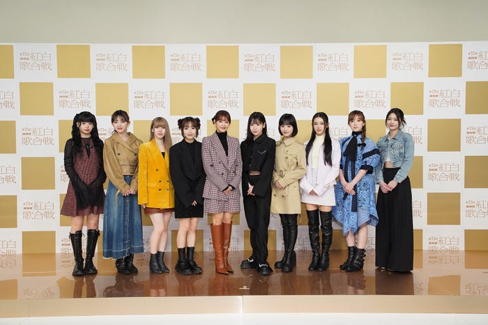 ME:I/RINON(村上璃杏)、COCORO(加藤心)、AYANE(高見文寧)、KEIKO(清水恵子)、RAN(石井蘭)、MOMONA(笠原桃奈)、SHIZUKU(飯田栞月)、MIU(櫻井美羽)、SUZU(山本すず)、KOKONA(佐々木心菜)※TSUZUMI(海老原鼓)欠席(提供写真)