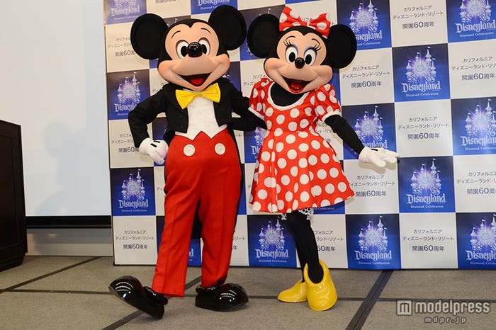 カリフォルニアディズニーランド・リゾートの開園60周年プレス発表/ミッキー&ミニー