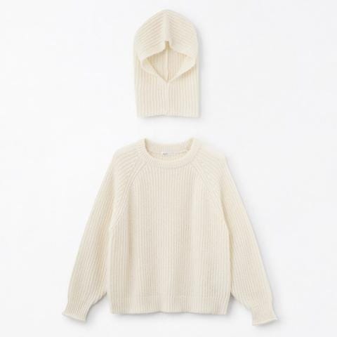 しまむら　しまパト　レディース　おすすめ　オススメ　アイテム　優秀　コスパ　プチプラ　2023　冬　トップス　ニット　セーター　バラクラバ　セット　しまスタ