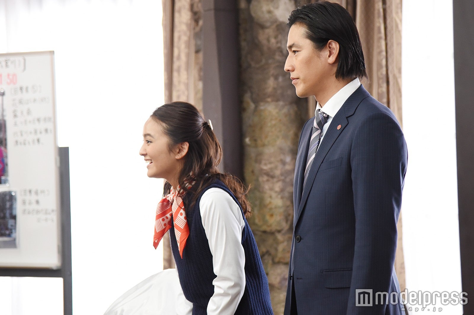 撮影現場の様子 （C）モデルプレス