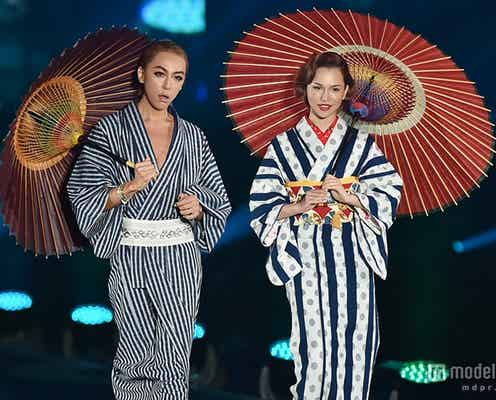 GENKING&水沢アリー、しっとり着物の2ショット 観客1万1800人を魅了<TGC北九州2015>