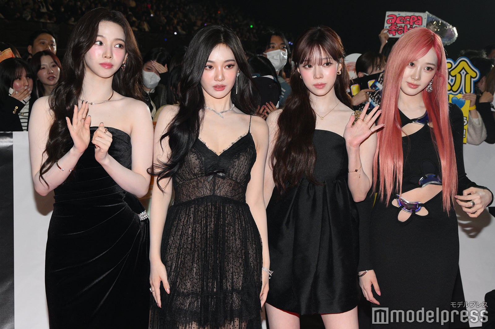 aespa／カリナ、ニンニン、ウィンター、ジゼル（C）モデルプレス