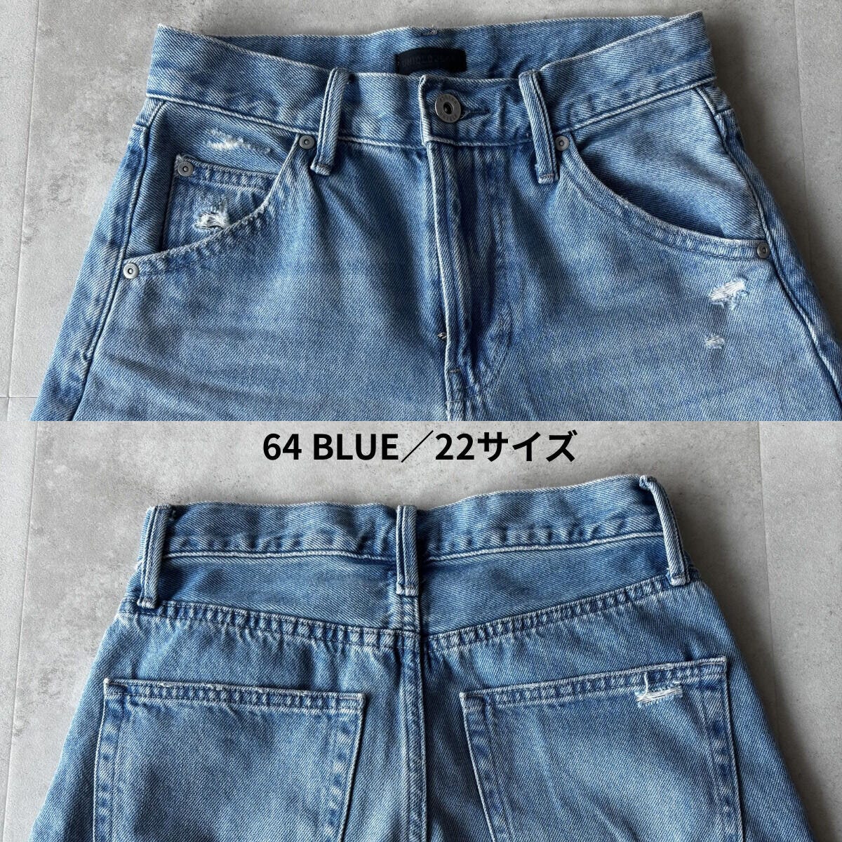 ユニクロ バギーカーブジーンズ丈短め ユニクロ バギーカーブジーンズ丈短め 64