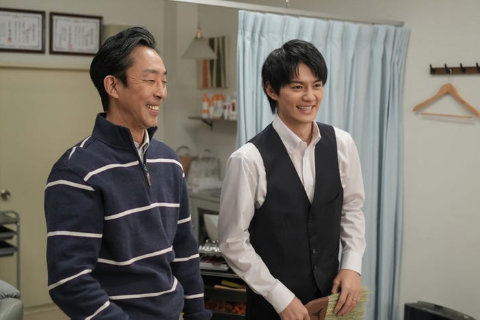 北村有起哉、佐野勇斗「おむすび」第121話(C)NHK