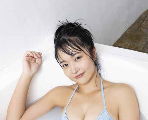 “現役JKアイドル”南みゆか、迫力バストに釘付け シャワーシーン公開<独占カット>