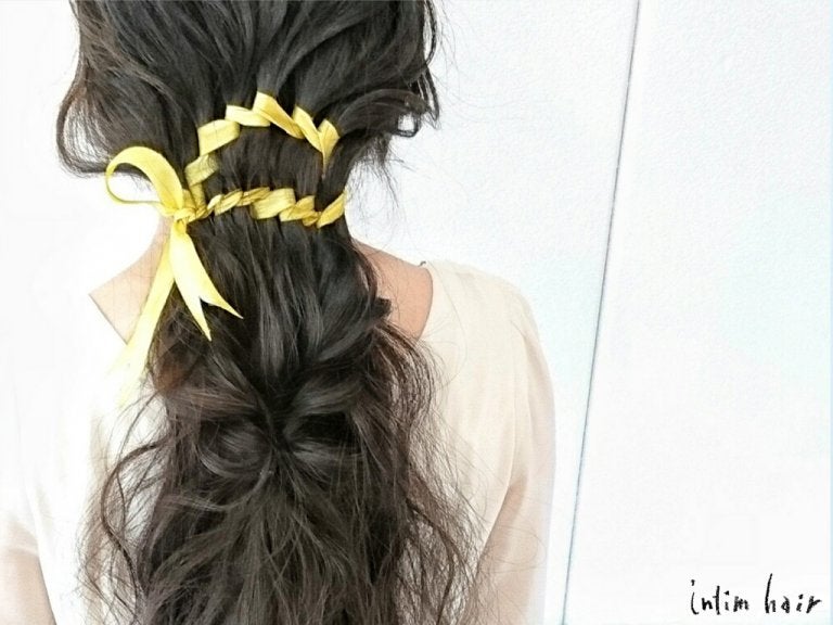 覚えて損は無し！　バリエーション豊かなリボン編み込み