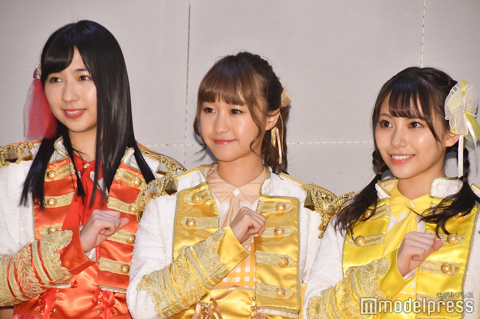 溝手るか、渡邉ひかる、宮崎理奈 （C）モデルプレス