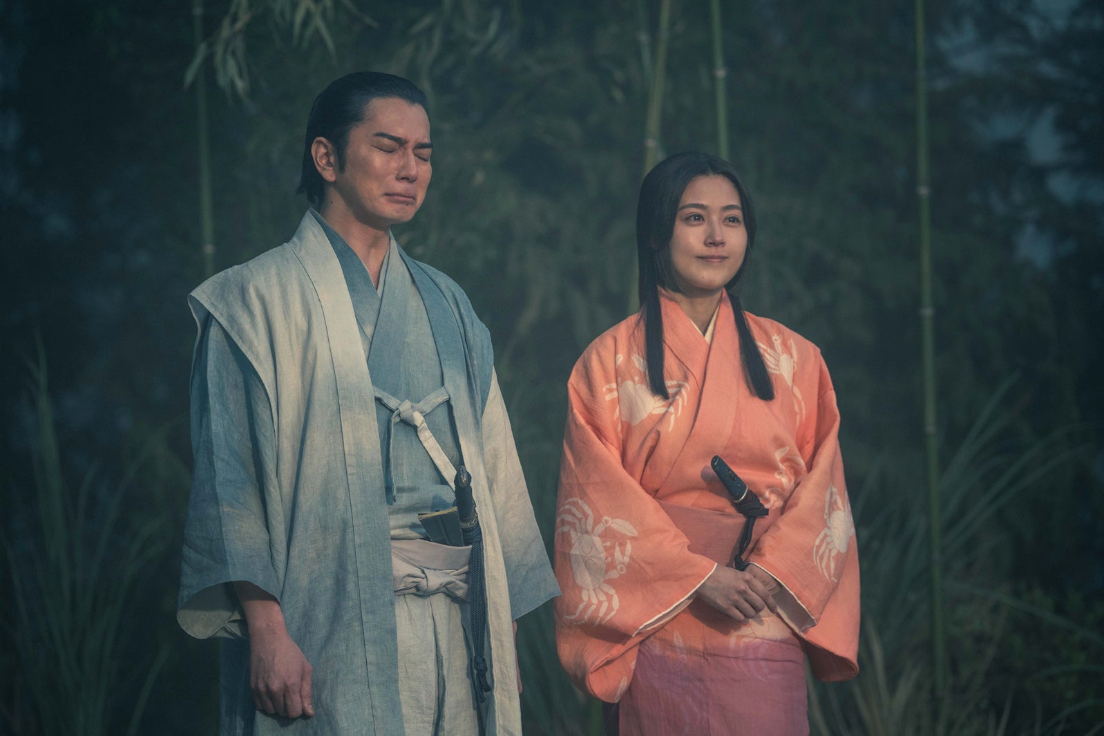 松本潤、有村架純（C）NHK