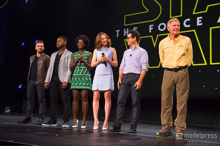 「スター・ウォーズ」キャストが集結(C)Disney