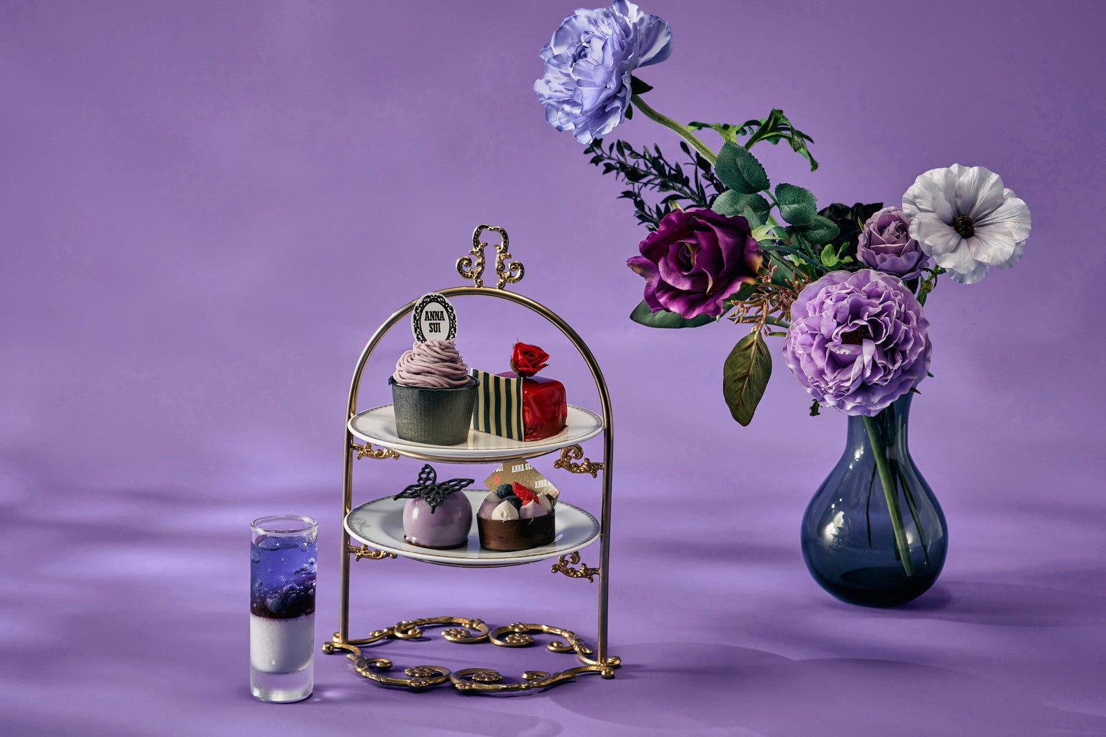 ファンタジー＆ローズ アフタヌーンティー with ANNA SUI／提供画像