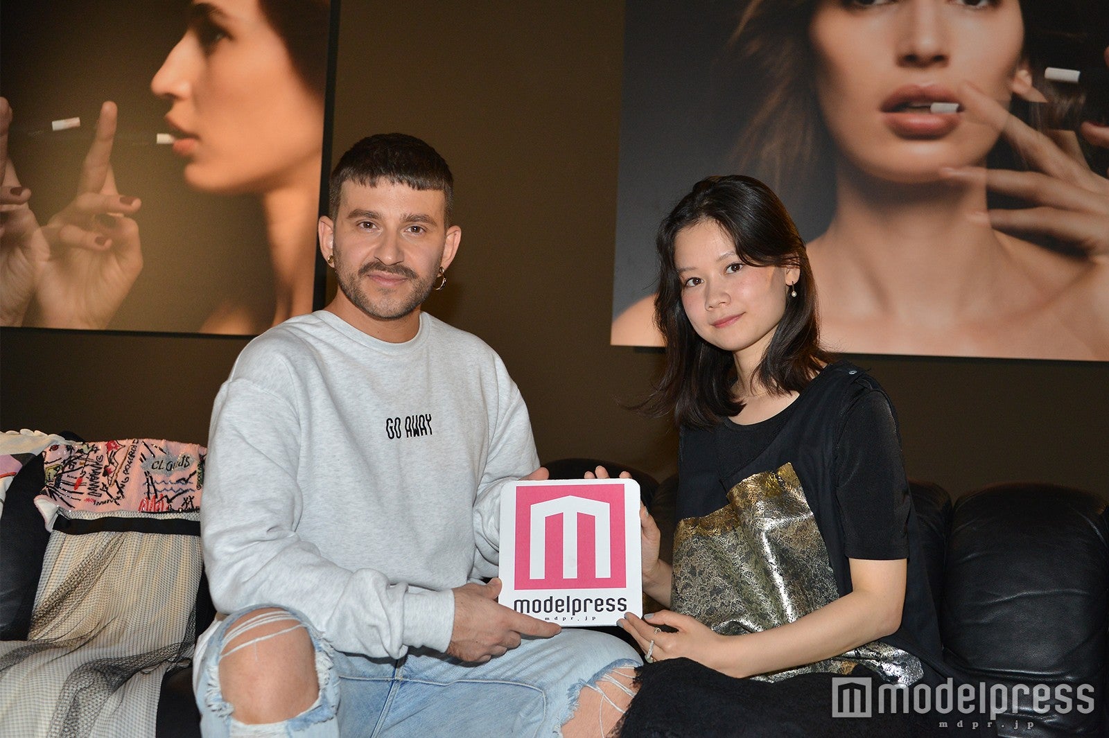 （左から）ダニエル・カルロッタ、藤澤ゆき（C）モデルプレス