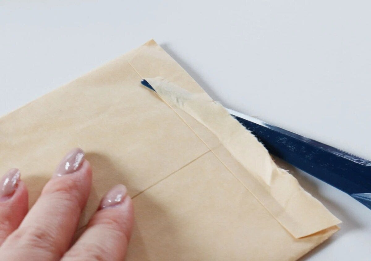 ダイソー　段ボールオープナー　使用例