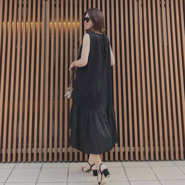 楽チンで上品 ユニクロ コットンティアードワンピ が優勝 モデルプレス