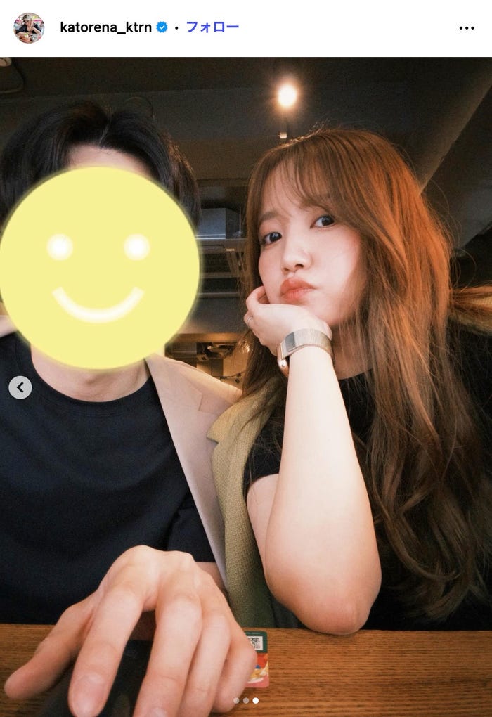 加藤玲奈Instagramより