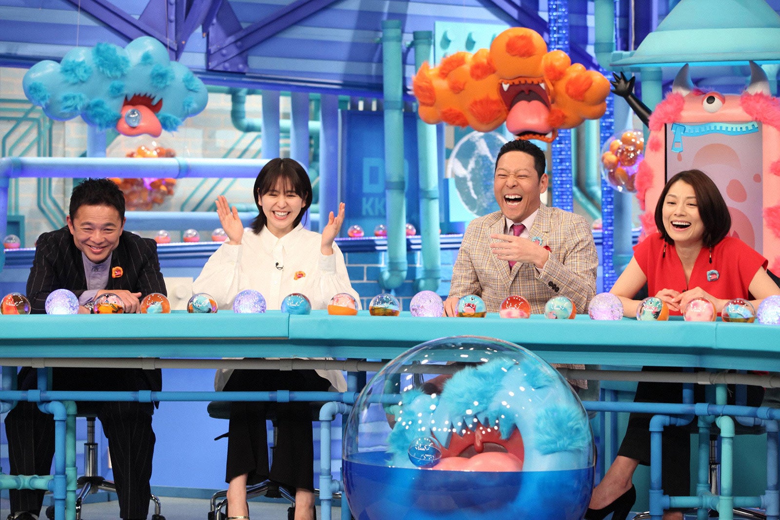 恵俊彰、長澤まさみ、東野幸治、小池栄子（C）フジテレビ