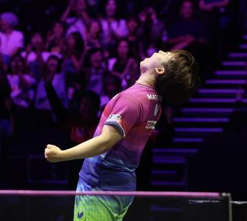 松島輝空が執念の7連続得点でフルゲーム激闘制し逆転勝利「激闘を勝つことができた」4強入りにガッツポーズ＆雄たけび