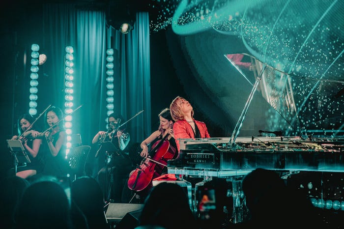 「YOSHIKI CLASSICAL 10TH ANNIVERSARY - World Tour with Orchestra 2023 “REQUIEM”」発表会見の様子(提供写真)