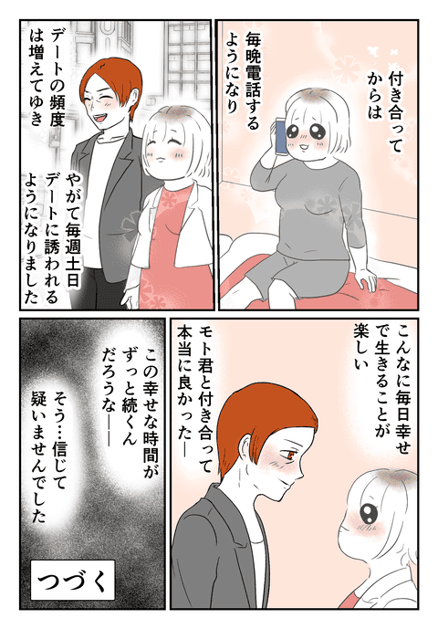 初デートで告白され……