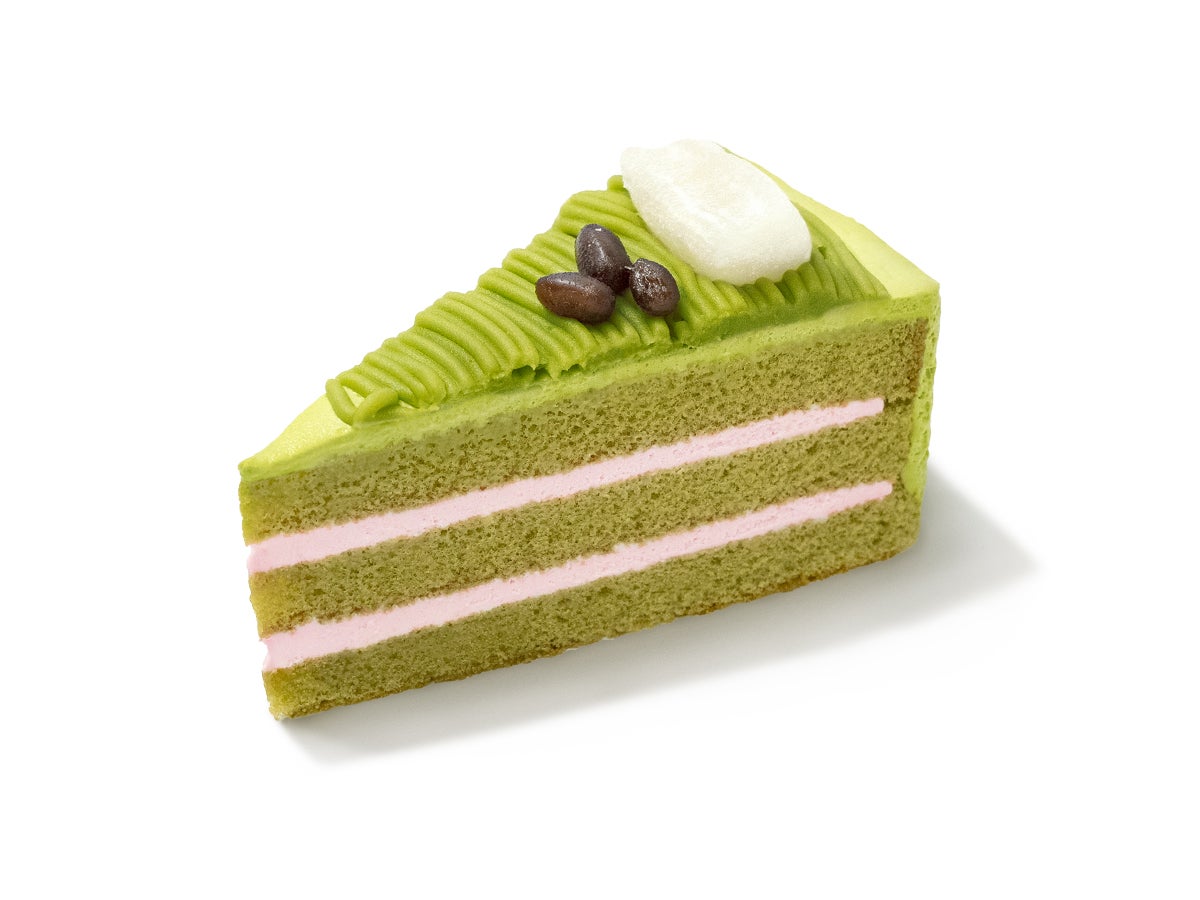 宇治抹茶ショートケーキ450円／提供画像
