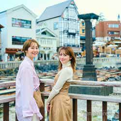 モデル:石田一帆、奥仲麻琴(C)モデルプレス