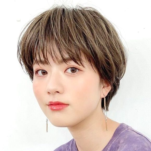 前髪短め 大人かわいいハンサムショートヘア特集 短いのにキュートな印象が作れる モデルプレス