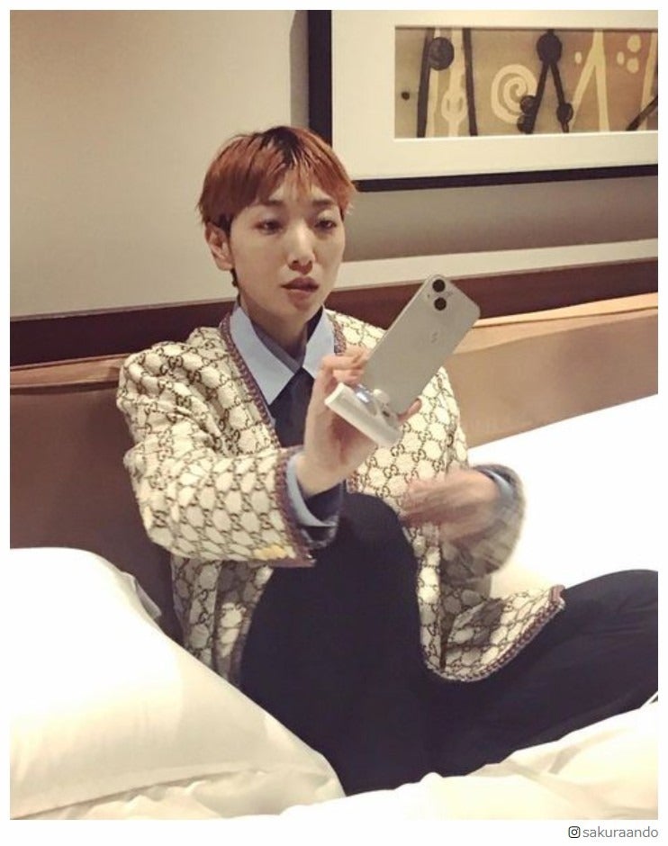 安藤サクラ、オレンジショートヘアにイメチェン「可愛すぎる」「お似合い」の声