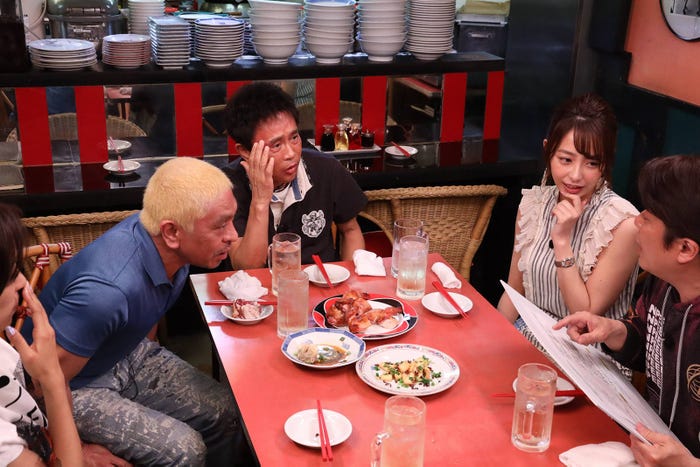 松本人志、浜田雅功、宇垣美里 (C)フジテレビ