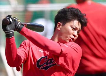 広島・大盛 対左投手打率・600男が連敗脱出導く 「打ちたい球に対して一発でコンタクトできている」秘訣は「決め」