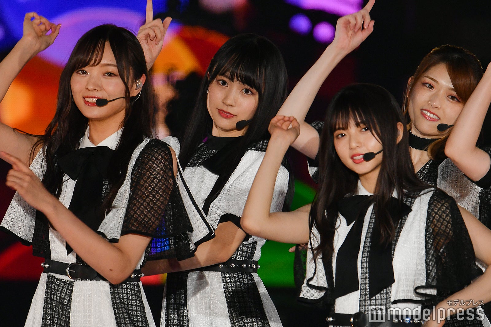 梅澤美波、賀喜遥香、齋藤飛鳥、松村沙友理（C）モデルプレス