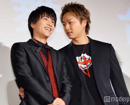 EXILE岩田剛典「オマケ」登場?に嘆き節 TAKAHIROは思わず“チュッ”