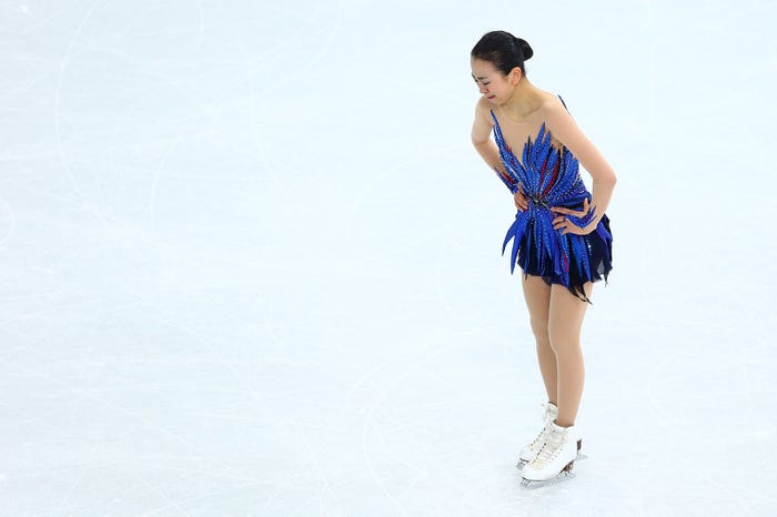 浅田真央(2014年ソチ五輪フリースケーティングより)/写真:Getty Images