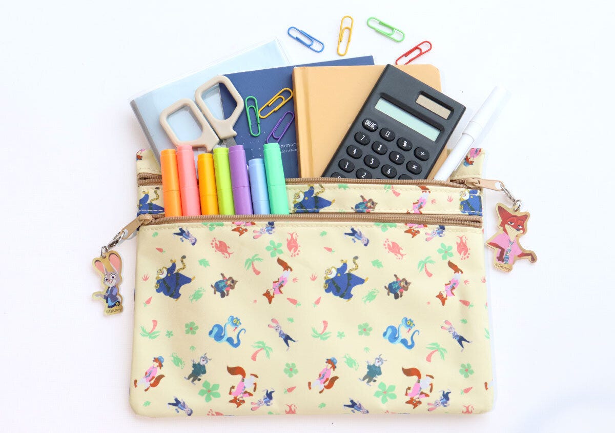 宝島社ズートピア2ポーチステーショナリー収納