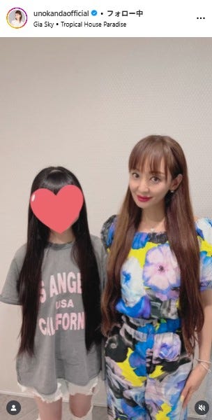 神田うのInstagramより