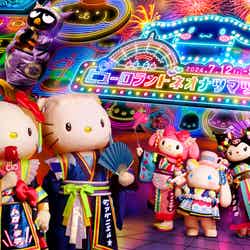 ピューロランドネオナツマツリ(C)2024 SANRIO CO.,LTD.TOKYO,JAPAN 著作 株式会社サンリオ