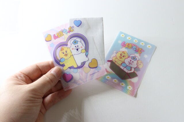 セリア んぽちゃむグッズ セリアのんぽちゃむのミニクリアフォルダーのサイズ