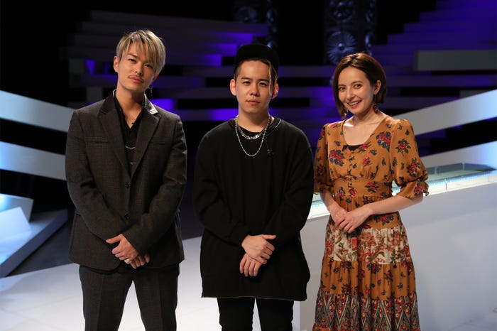 今市隆二、清水翔太、ベッキー/音楽番組「LOVE or NOT♪」より(提供画像)