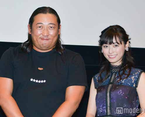 ロバート秋山竜次、“梅宮Tシャツ”の次形態を披露 福原遥が爆笑で見守る<京都国際映画祭2017>