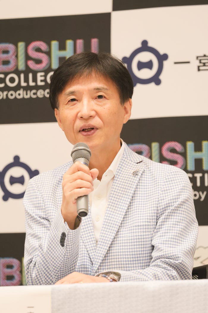 中野正康一宮市長(C)BISHU COLLECTION produced by TGC 記者発表会