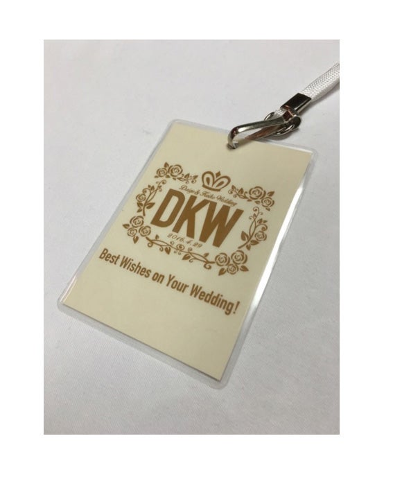 「DKW（DAIGO ＆ KEIKO WEDDING）」／DAIGOオフィシャルブログ（Ameba）より
