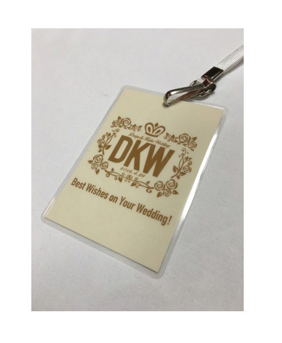 「DKW(DAIGO & KEIKO WEDDING)」/DAIGOオフィシャルブログ(Ameba)より