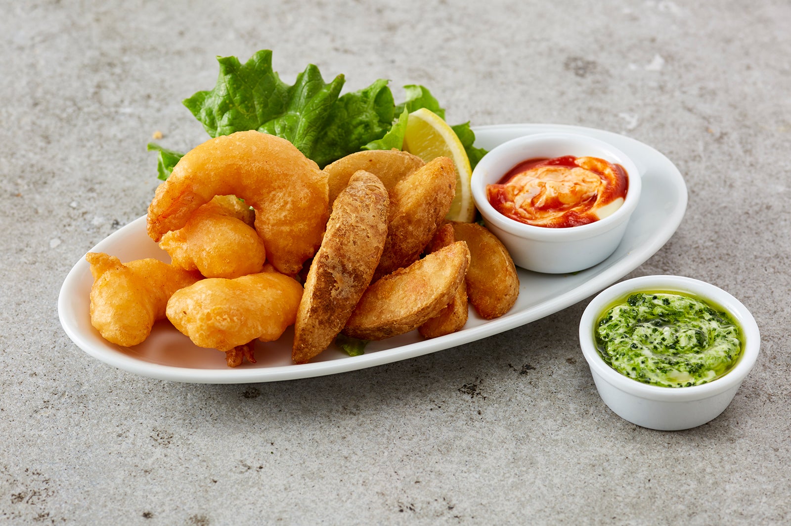 シュリンプ＆チップス¥680／画像提供：フレーバーワークス