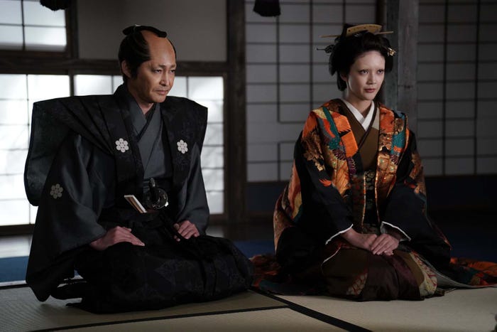 安田顕、田中道子「大奥」第8話より(C)フジテレビ