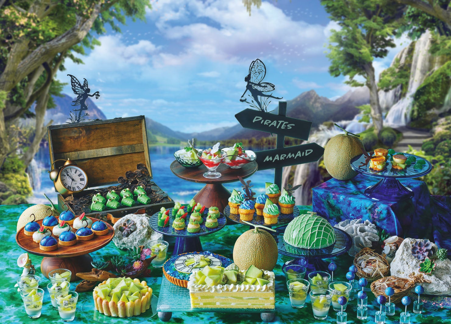 「Melon de Green Neverland（メロン・デ・グリーンネバーランド）」スイーツビュッフェ（提供画像）