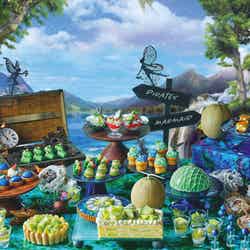 「Melon de Green Neverland(メロン・デ・グリーンネバーランド)」スイーツビュッフェ(提供画像)