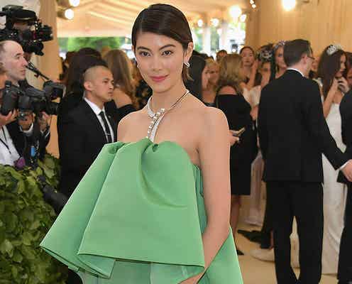 森星、美肌際立つ圧巻ドレス姿でNY魅了「MET GALA2018」参戦