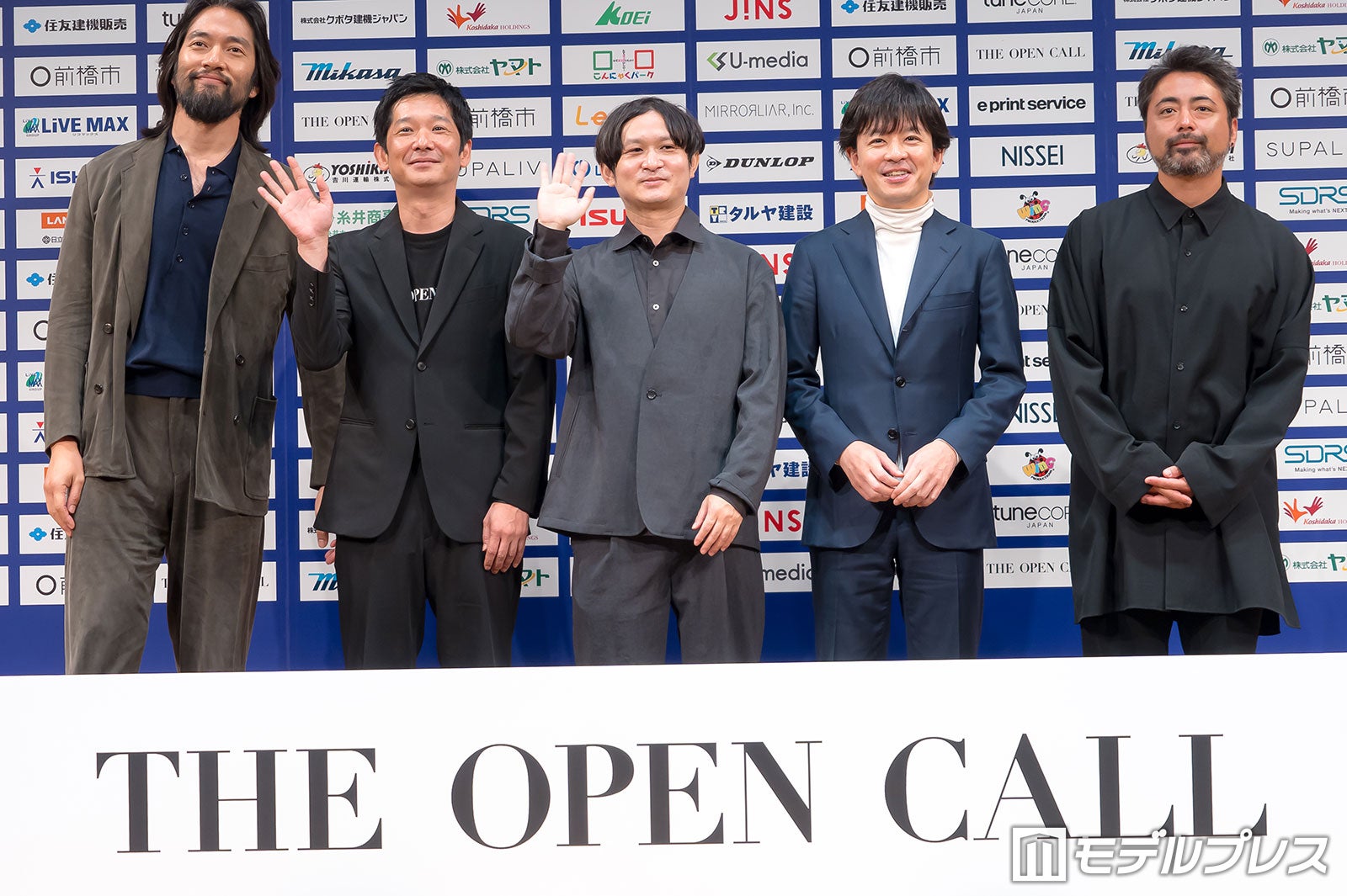 （左から）阿部進之介、伊藤主税、榊原有佑、山田兼司、山田孝之（C）モデルプレス