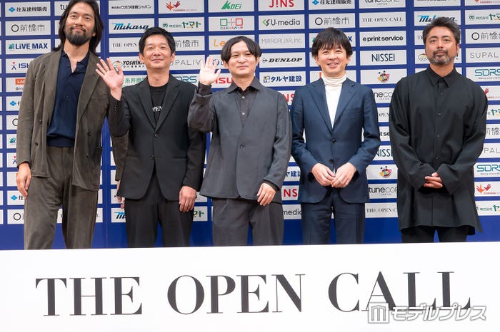 (左から)阿部進之介、伊藤主税、榊原有佑、山田兼司、山田孝之(C)モデルプレス