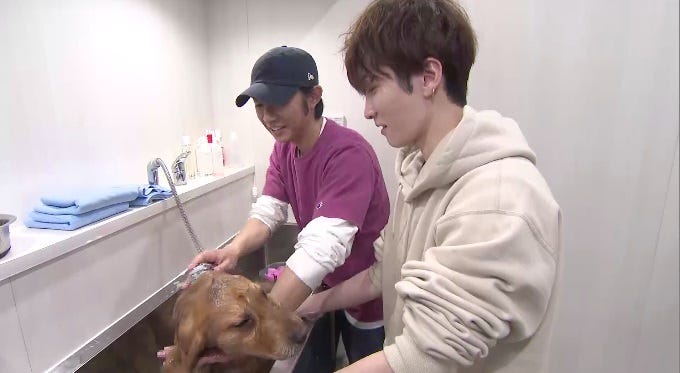 相葉雅紀、渡辺翔太(C)日本テレビ